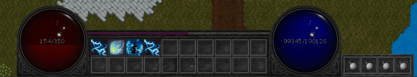 HUD Preview: Health, Mana & Action Bar